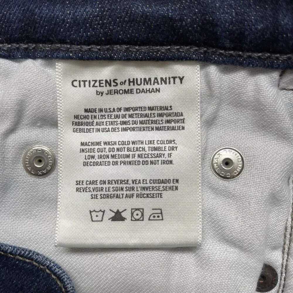 Citizens Of Humanity Cara High Rise Cigarette Ankle Women’s Sz 29 Stretch Jeans